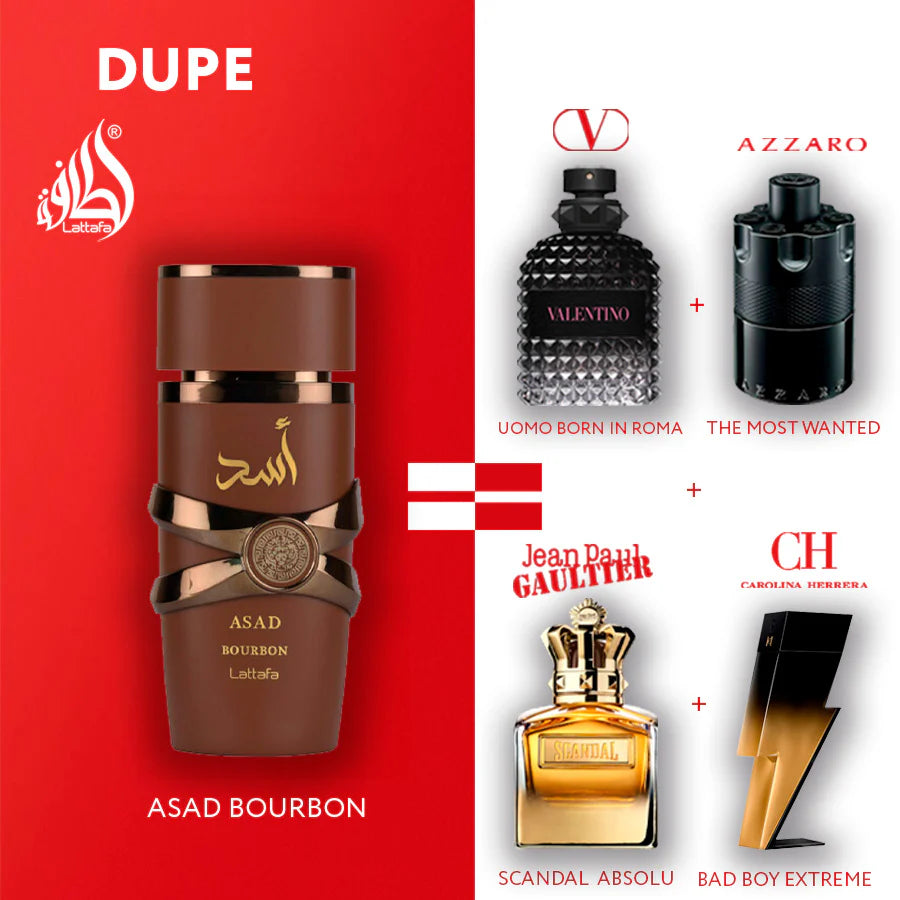 Asad bourbon Lattafa 100ml EDP PREMIUM 1.1