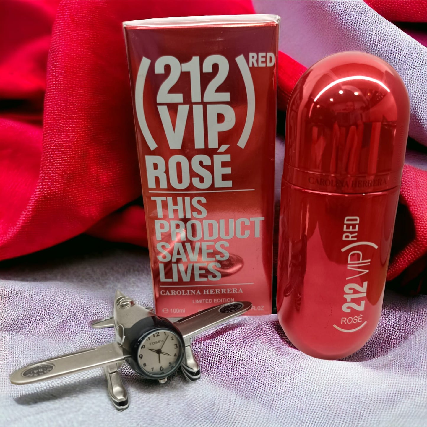 212 VIP Rosé red de Carolina Herrera 80 ml EDP PREMIUM 1.1
