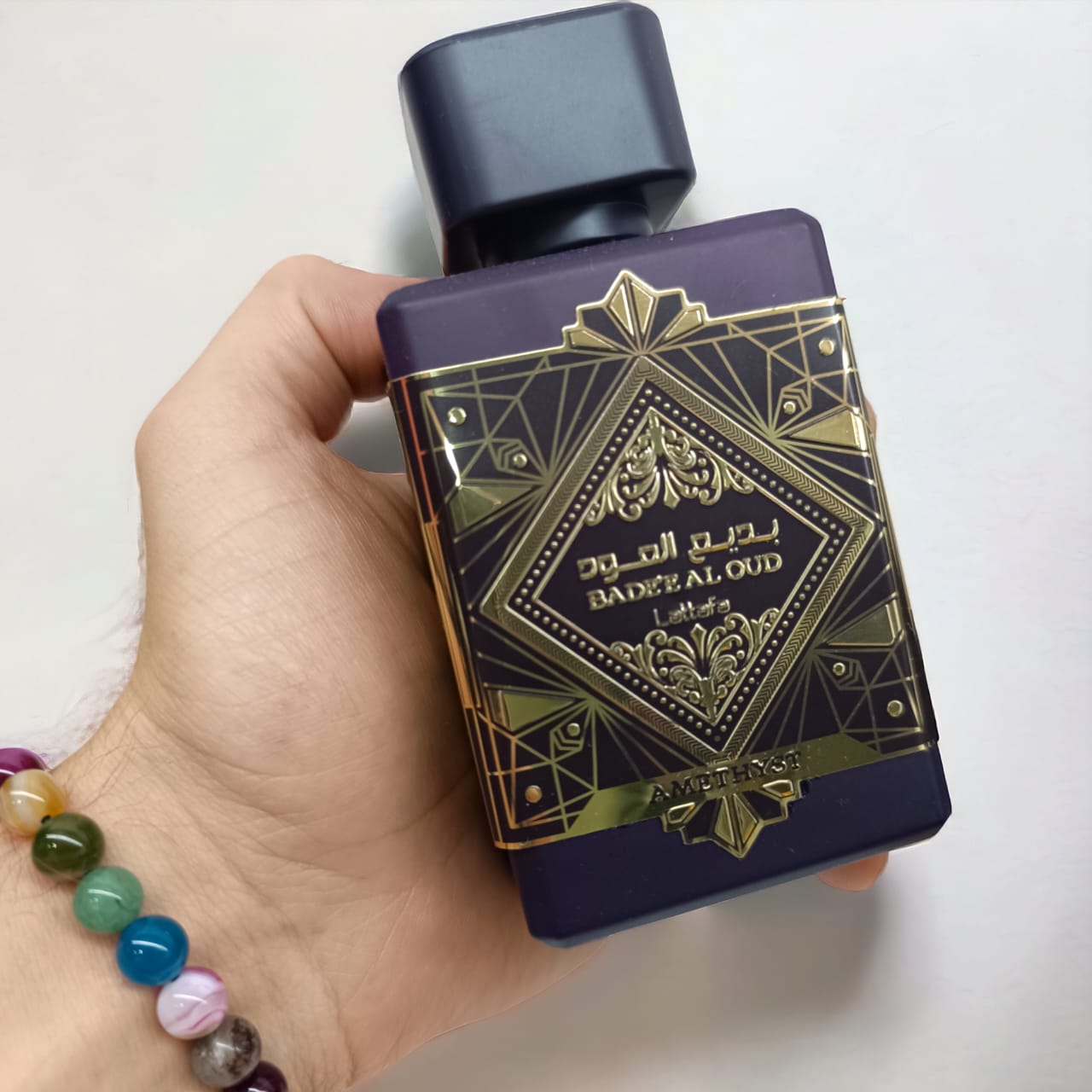 Bade'e Al Oud Amethyst Lattafa unisex 100ml EDP (LUJO) en caja PREMIUM 1.1