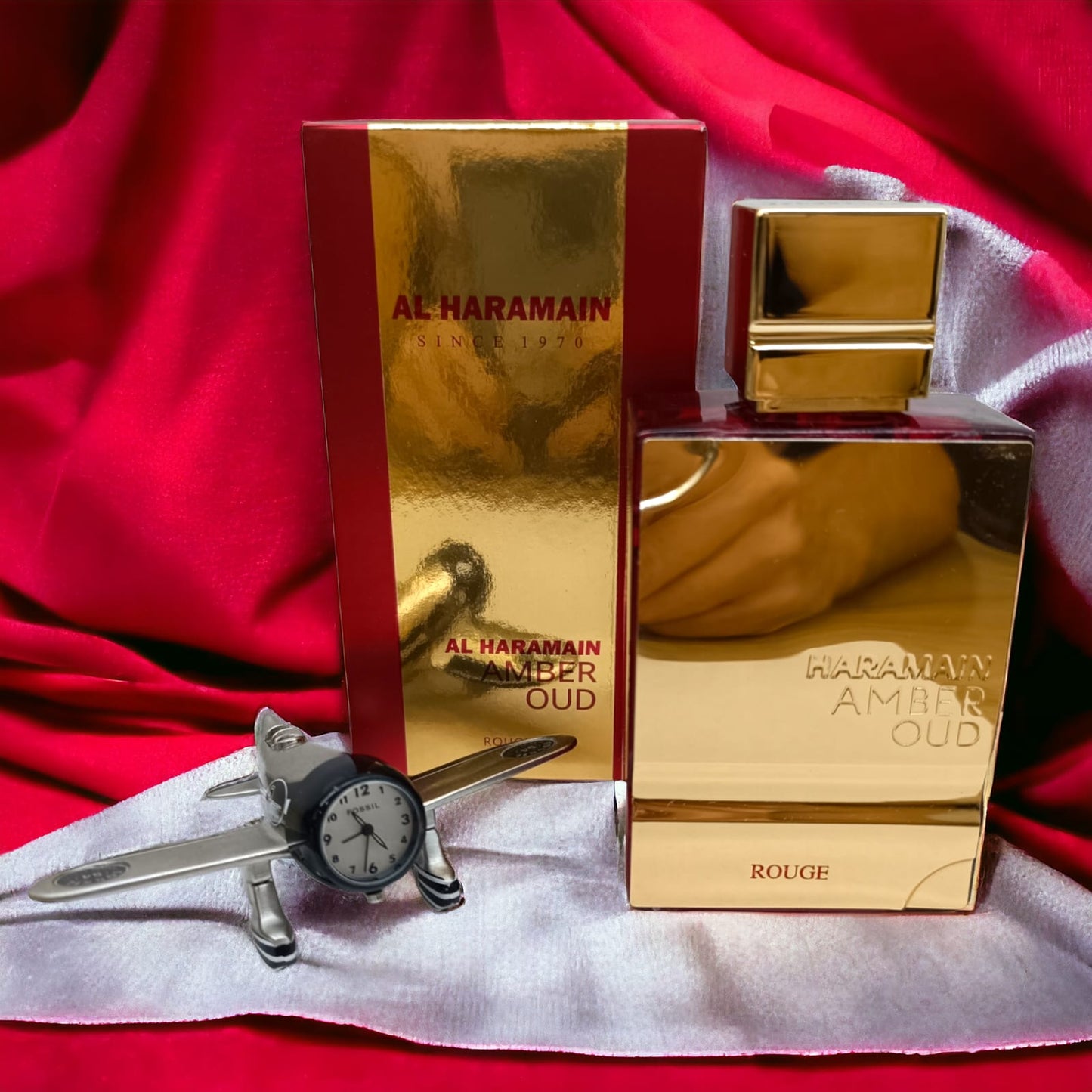 Amber rouge Al Haramain unisex EDP 120 ml (CAJA) PREMIUM 1.1