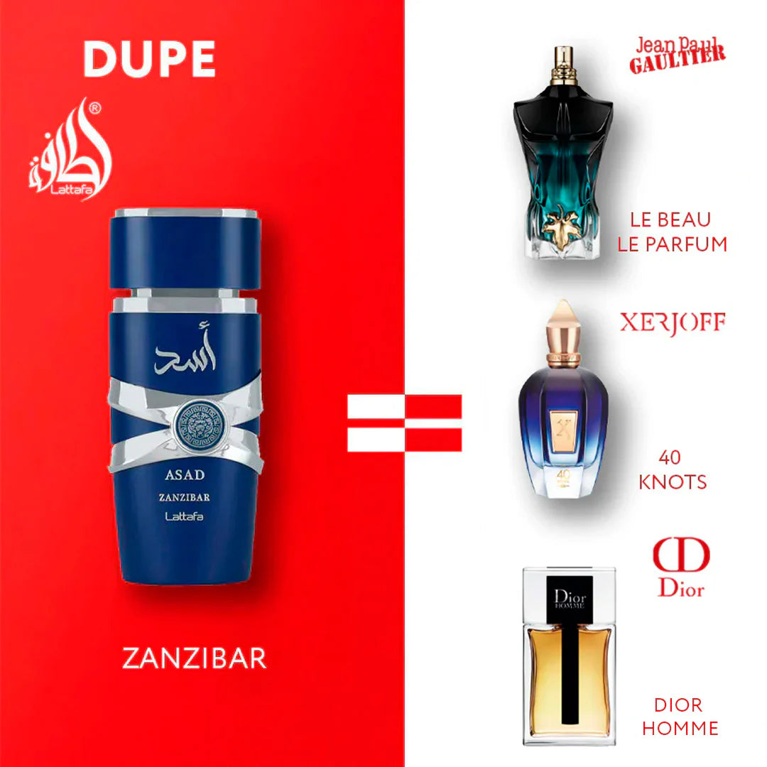 asad zanzibar Lattafa 100ml EDP PREMIUM 1.1