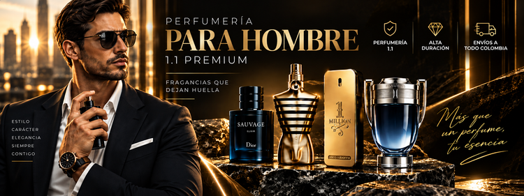 PERFUMERIA PARA HOMBRE 1.1 PREMIUM