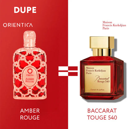 Amber Rouge de Orientica  EDP Unisex 80ml (CAJA) PREMIUM 1.1