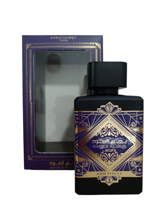 Perfume Bade'e Al Oud Amethyst Lattafa unisex 100ml EDP (SENCILLA)