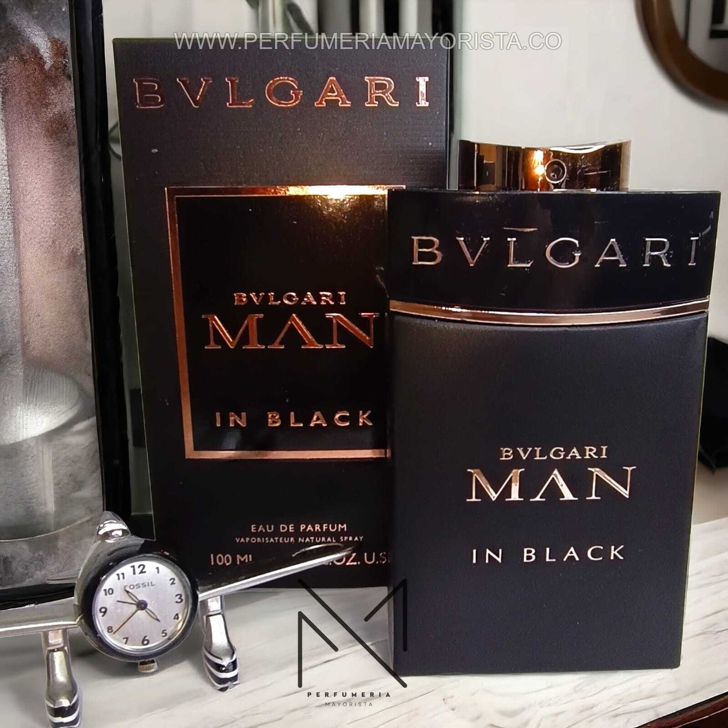 Perfume Bvlgari Man In Black Hombre 100 ml EDP 1.1