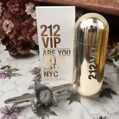 212 Vip D de Carolina Herrera 80 ml EDP PREMIUM 1.1 (METALICA)