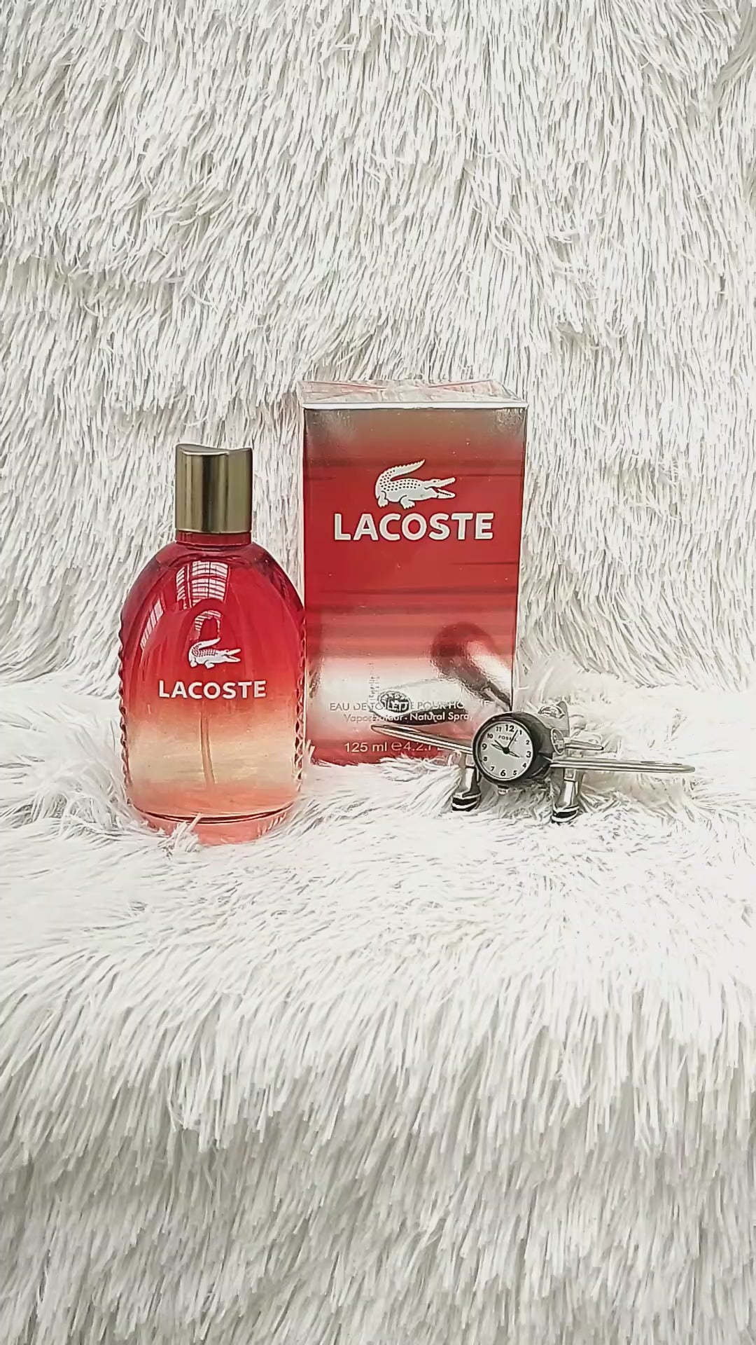 lacoste lacoste red